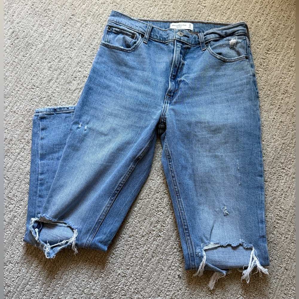 Abercrombie & Fitch Blue High Rise Jeans